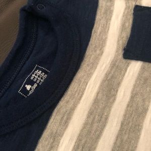 GAP One Pieces - Baby Gap striped pocket tee - Size 6-12mos GAP One Pieces - Baby Gap striped pocket tee - Size 6-12mos